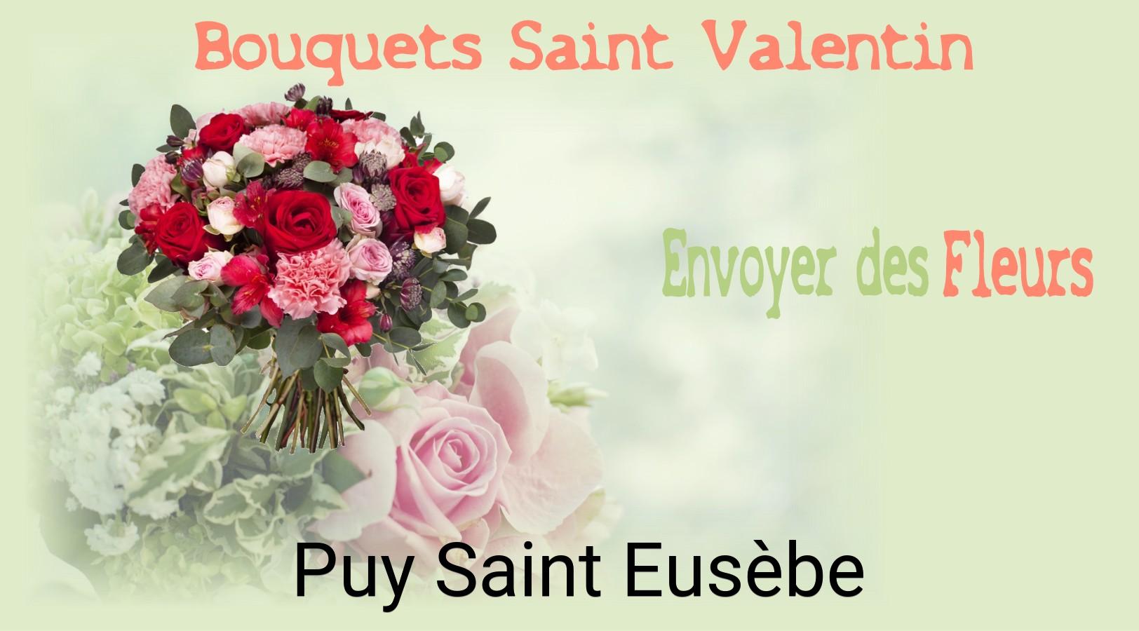 Roses de Saint-Valentin livrées à Puy-Saint-Eusèbe